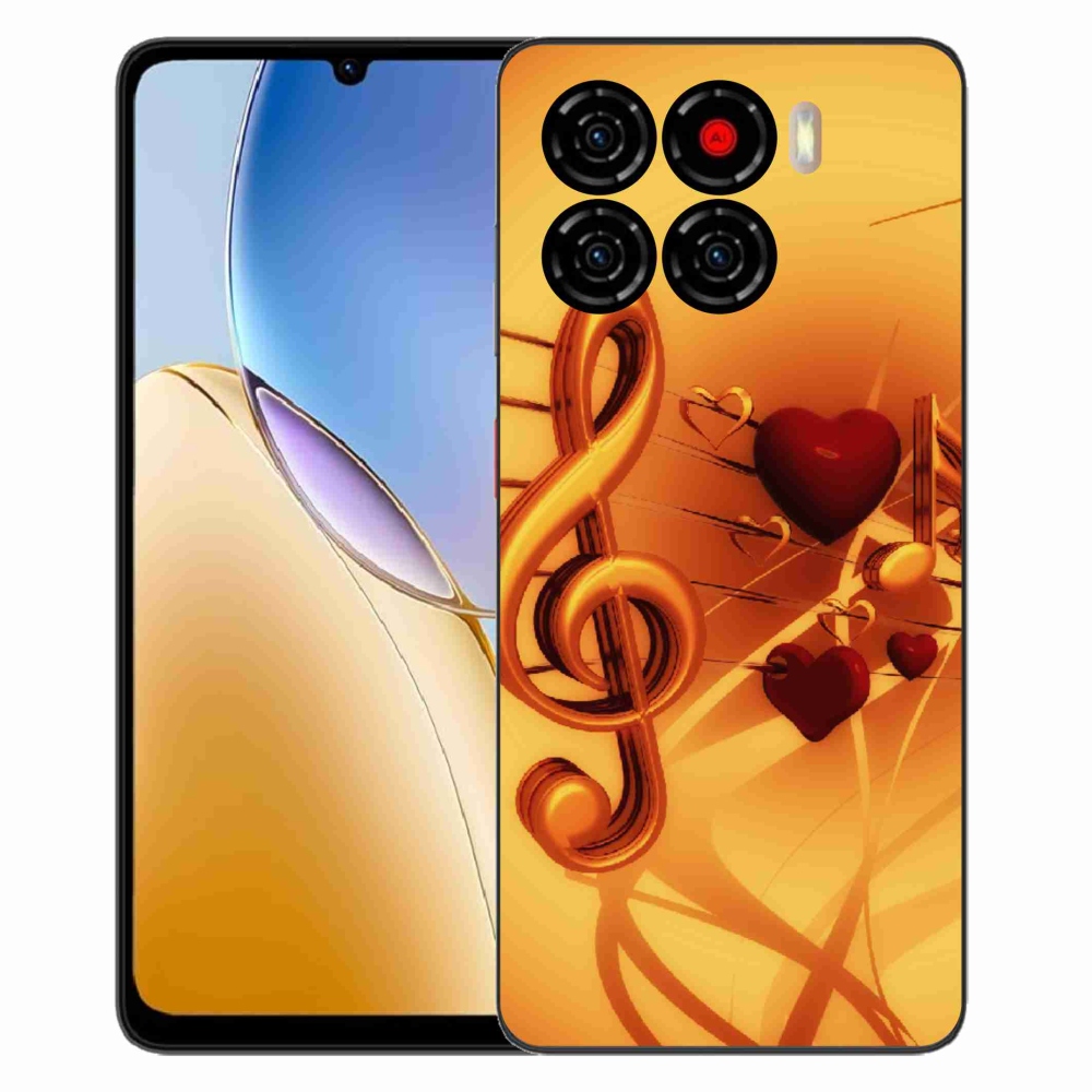 Gélový kryt mmCase na ZTE Blade A56 - noty