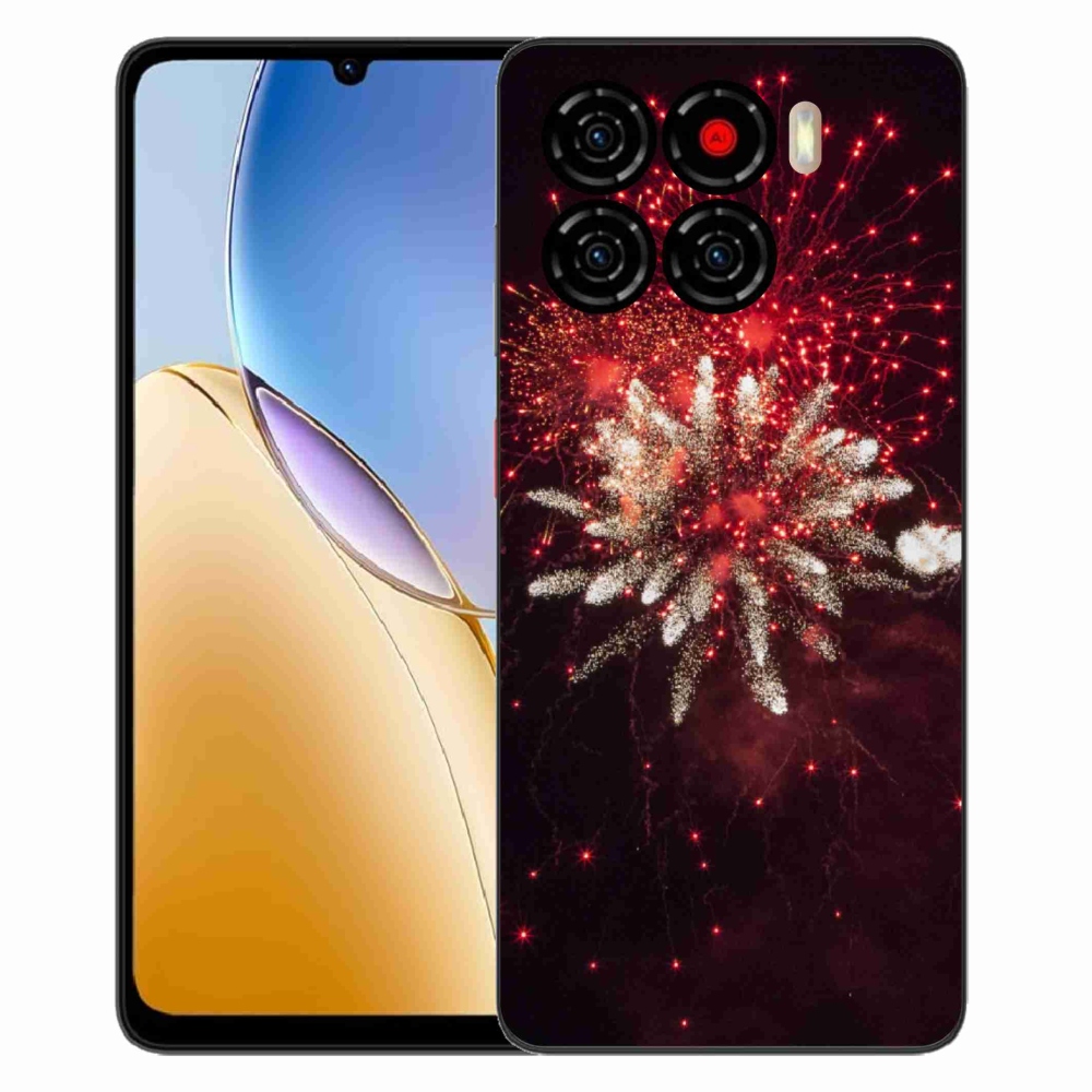 Gélový kryt mmCase na ZTE Blade A56 - ohňostroj