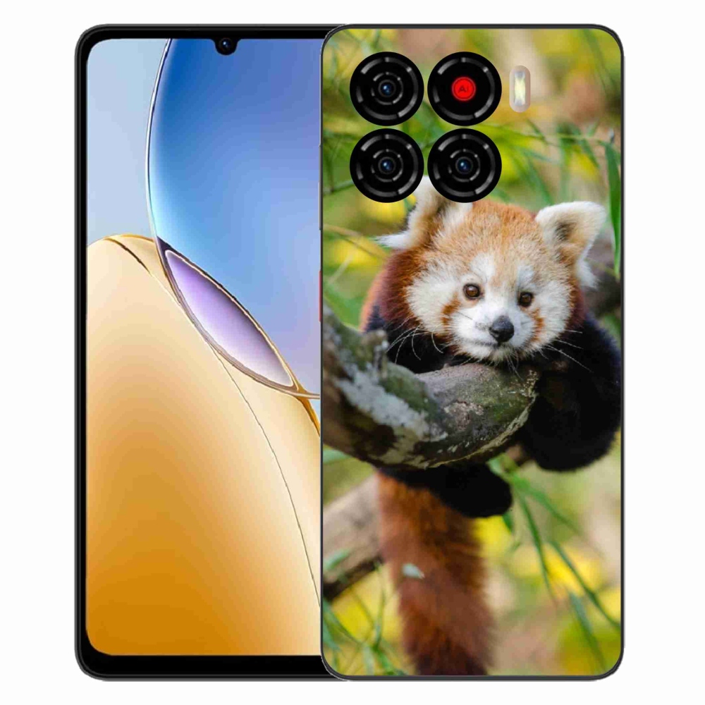 Gélový kryt mmCase na ZTE Blade A56 - panda červená