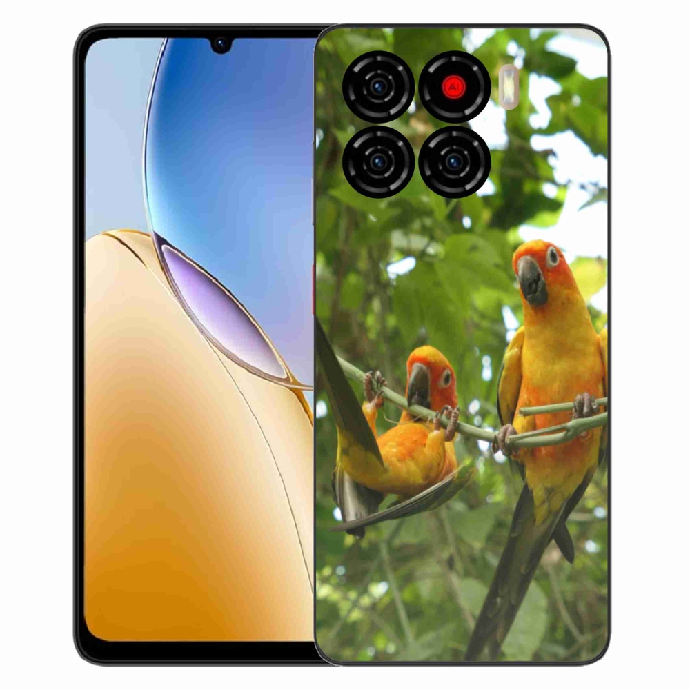 Gélový kryt mmCase na ZTE Blade A56 - papagáje aratingy