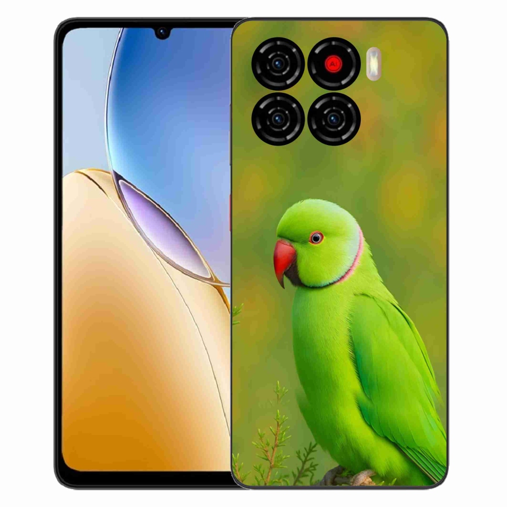 Gélový kryt mmCase na ZTE Blade A56 - papagáj alexander 2