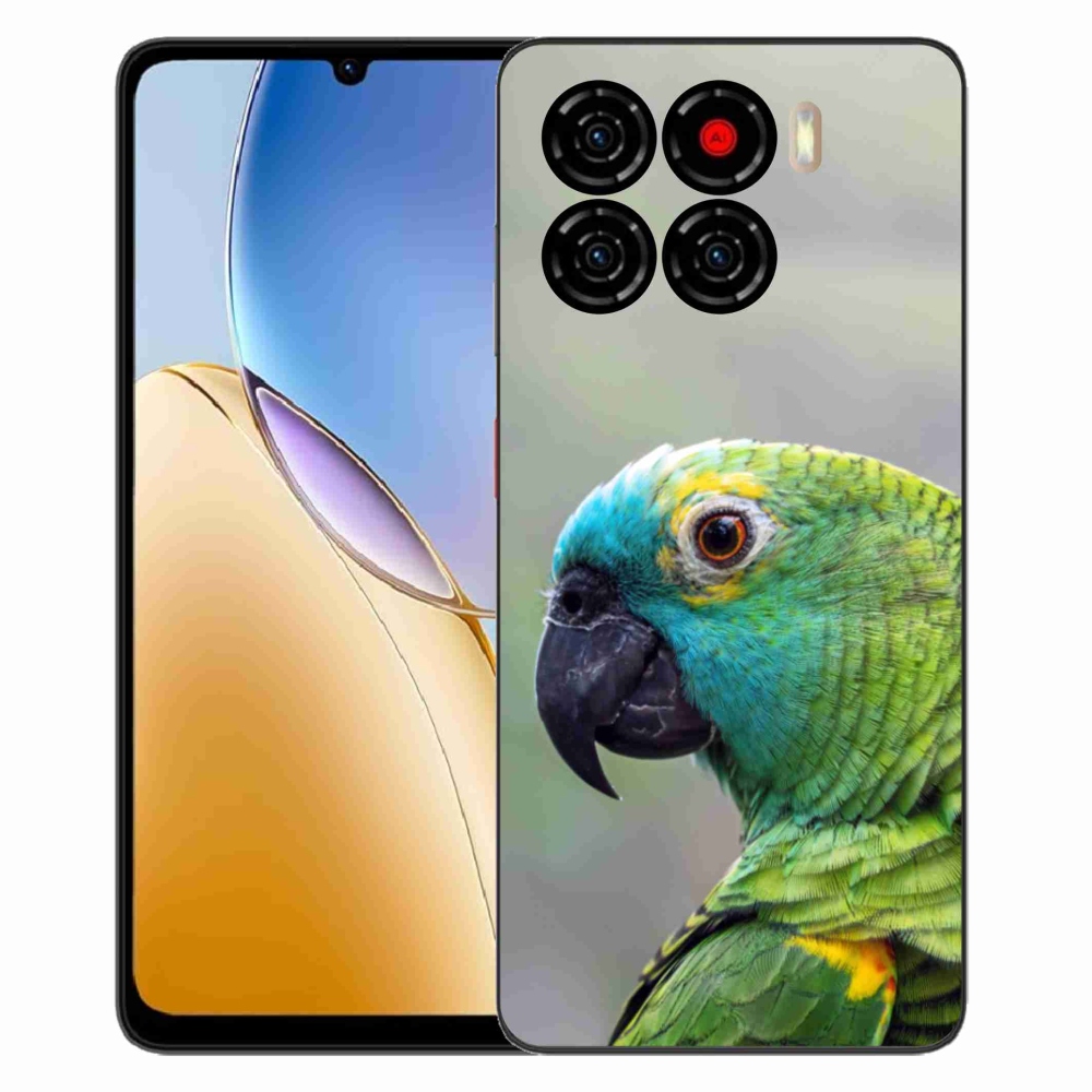 Gélový kryt mmCase na ZTE Blade A56 - papagáj amazoňan