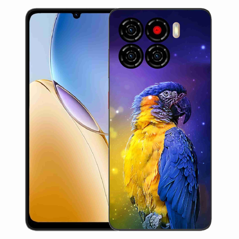 Gélový kryt mmCase na ZTE Blade A56 - papagáj ara 1