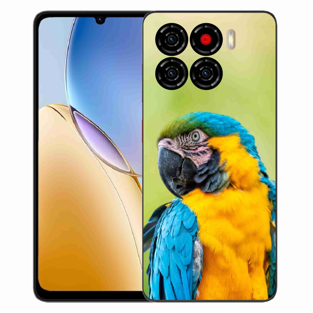 Gélový kryt mmCase na ZTE Blade A56 - papagáj ara 2