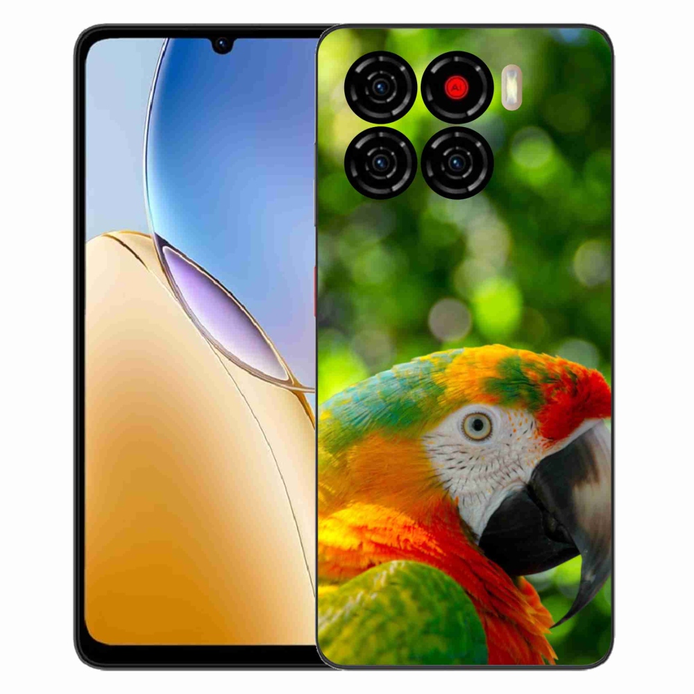 Gélový kryt mmCase na ZTE Blade A56 - papagáj ara 3