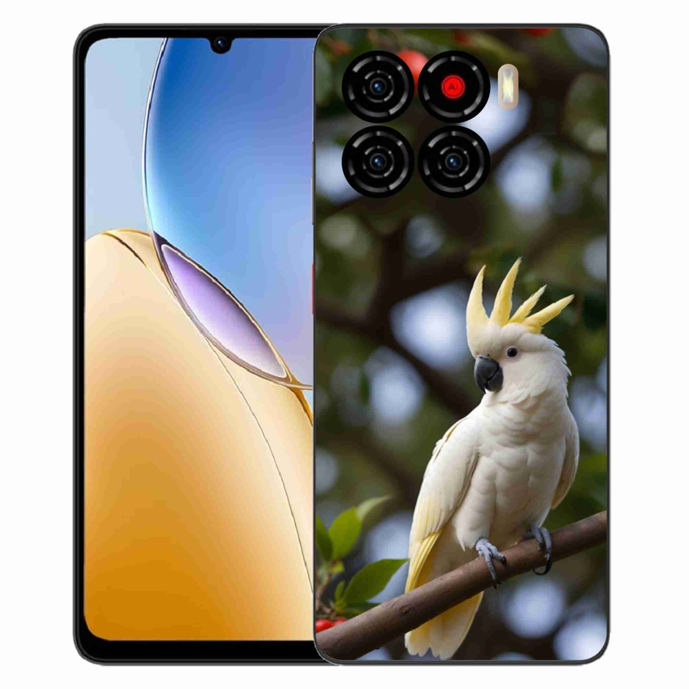 Gélový kryt mmCase na ZTE Blade A56 - papagáj kakadu 3