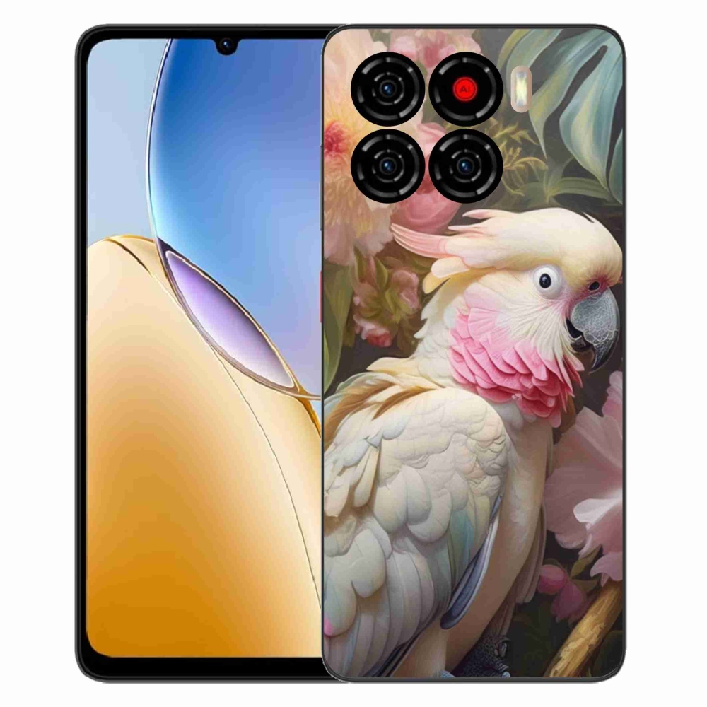 Gélový kryt mmCase na ZTE Blade A56 - papagáj kakadu ružový 2