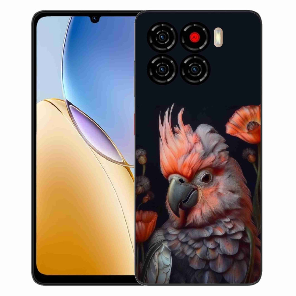 Gélový kryt mmCase na ZTE Blade A56 - papagáj kakadu vo farbách