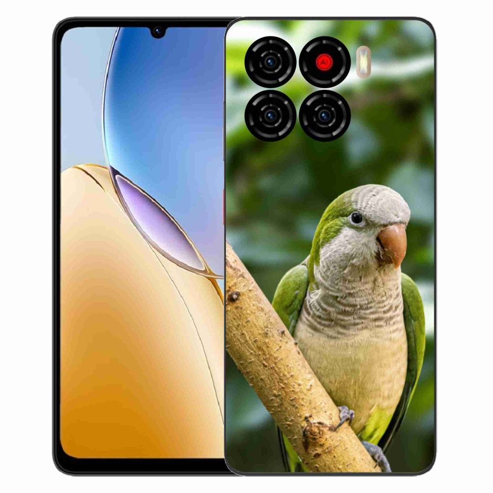 Gélový kryt mmCase na ZTE Blade A56 - papagáj mníšok