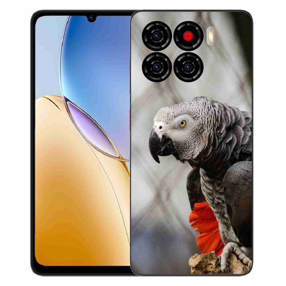 Gélový kryt mmCase na ZTE Blade A56 - papagáj žako 3