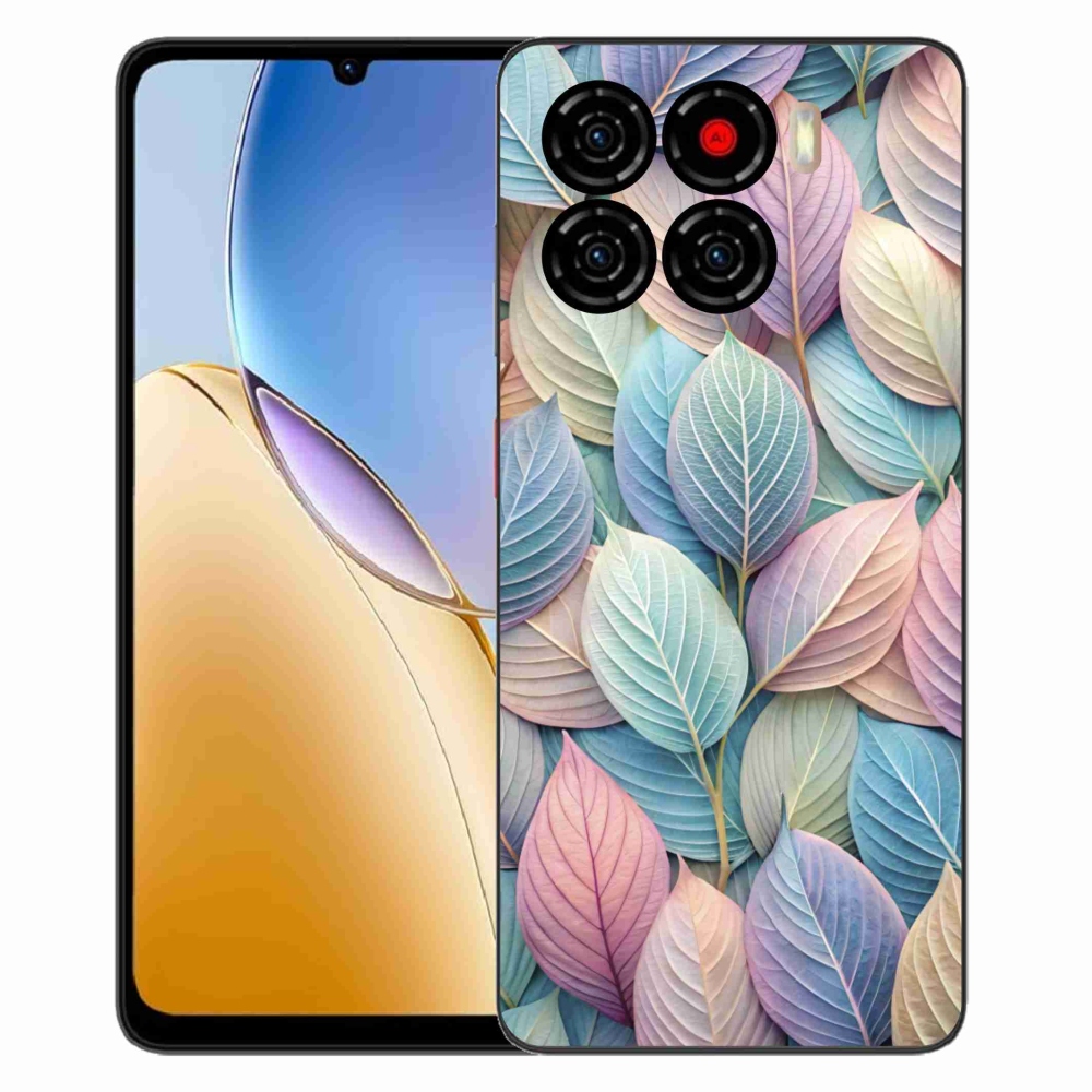 Gélový kryt mmCase na ZTE Blade A56 - pastelové listy