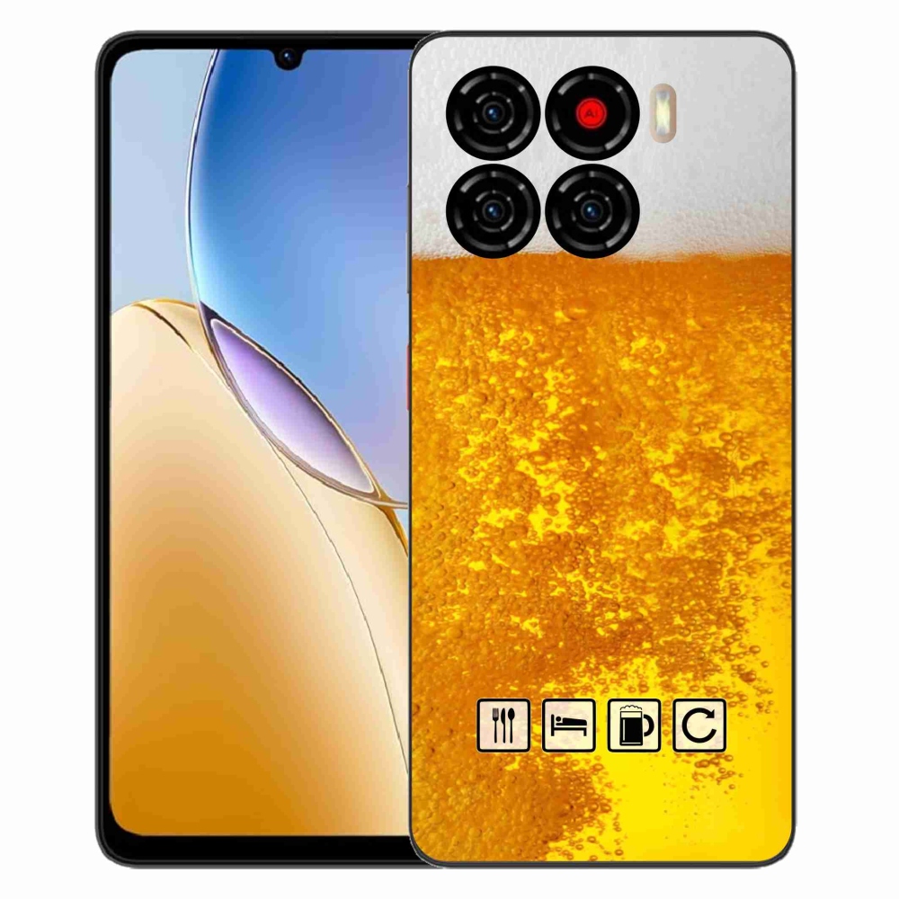 Gélový kryt mmCase na ZTE Blade A56 - pivný motív 3