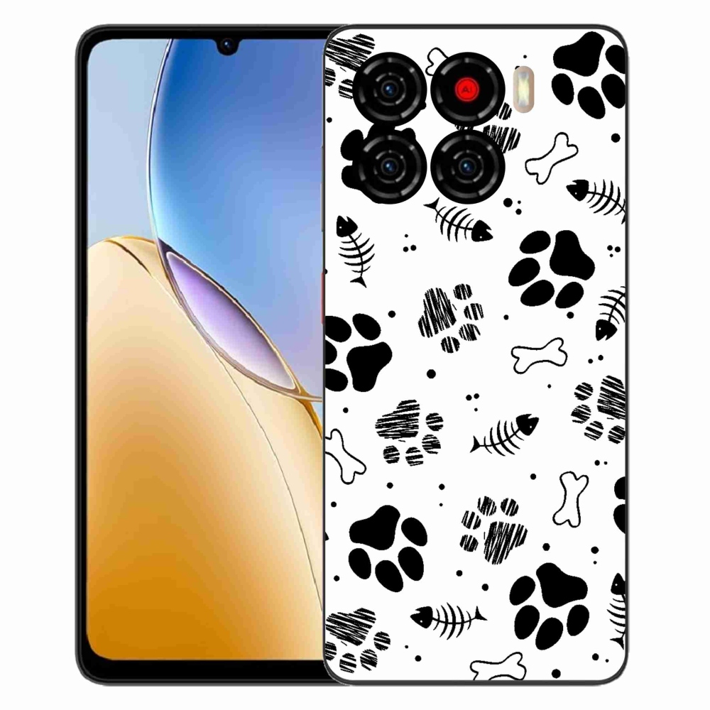 Gélový kryt mmCase na ZTE Blade A56 - psie labky 1