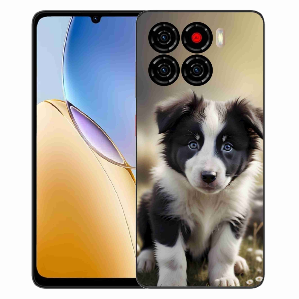 Gélový kryt mmCase na ZTE Blade A56 - roztomilá border kólia