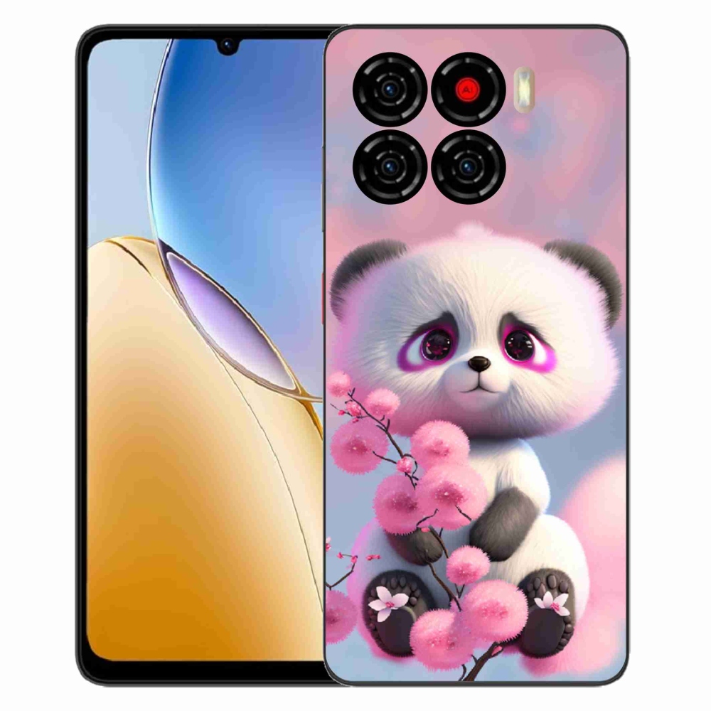Gélový kryt mmCase na ZTE Blade A56 - roztomilá panda 1