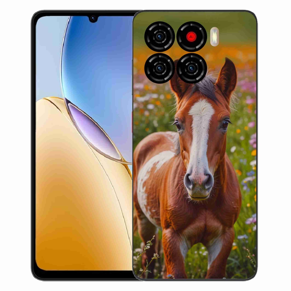 Gélový kryt mmCase na ZTE Blade A56 - roztomilé žriebä