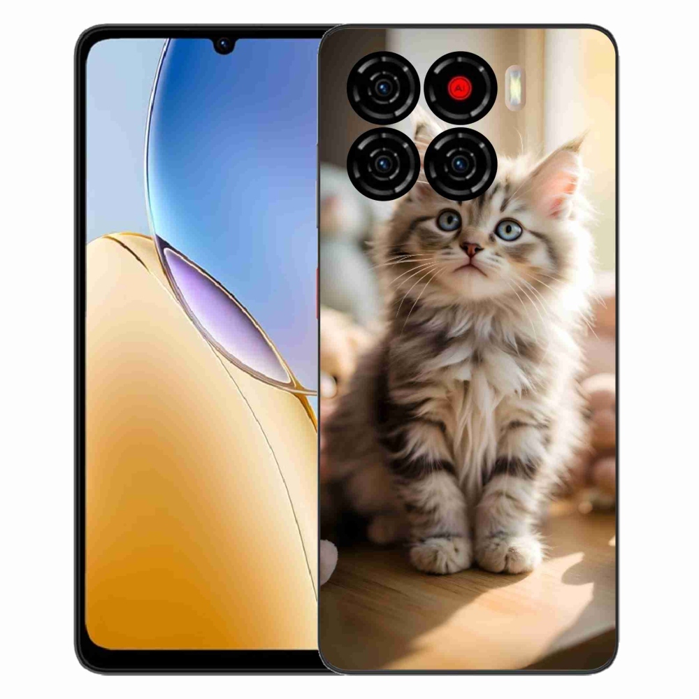 Gélový kryt mmCase na ZTE Blade A56 - roztomilé mačiatko 10