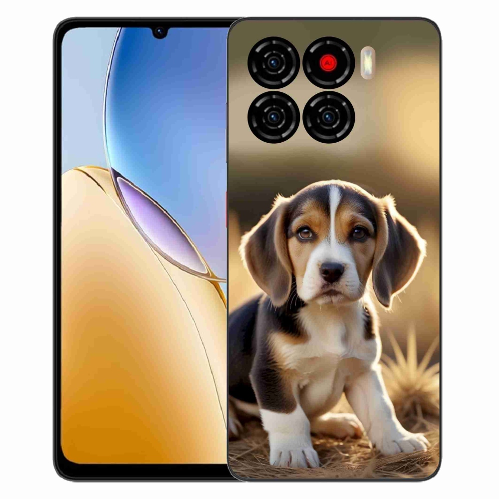 Gélový kryt mmCase na ZTE Blade A56 - roztomilý bígl