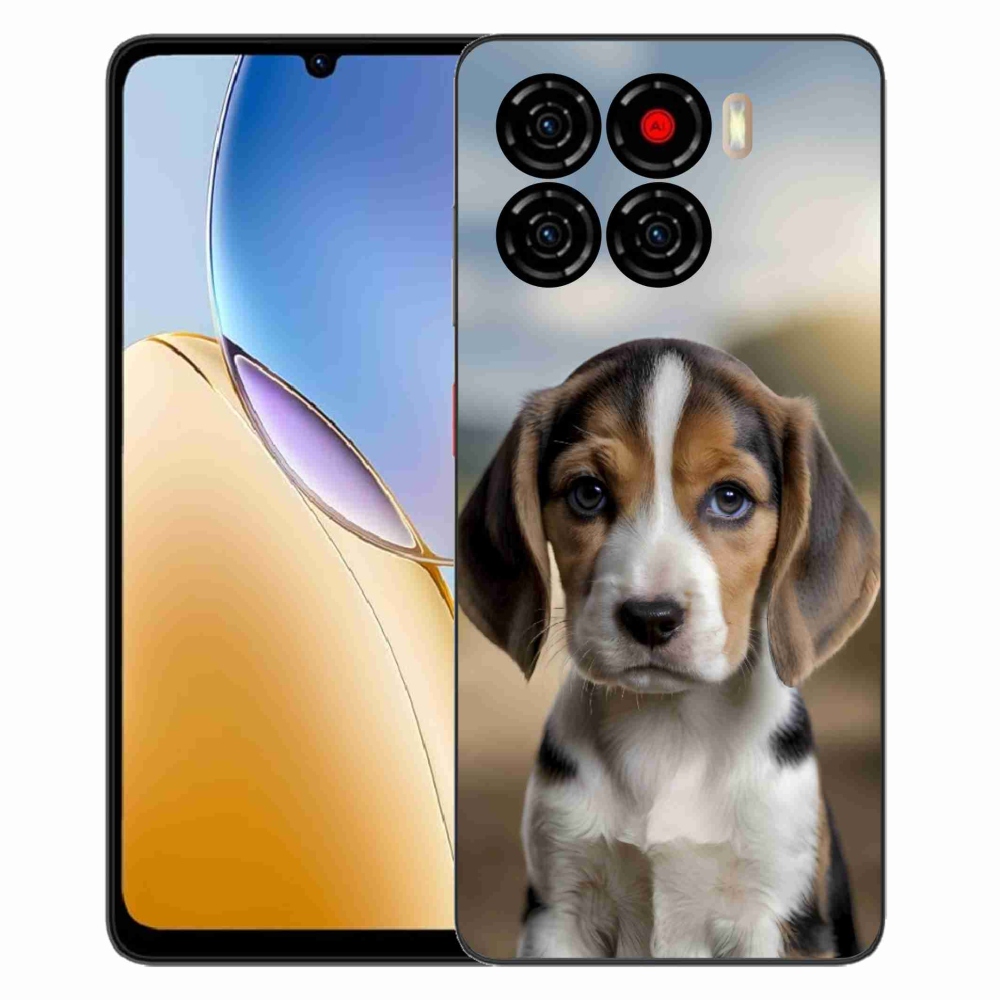 Gélový kryt mmCase na ZTE Blade A56 - roztomilý bígl