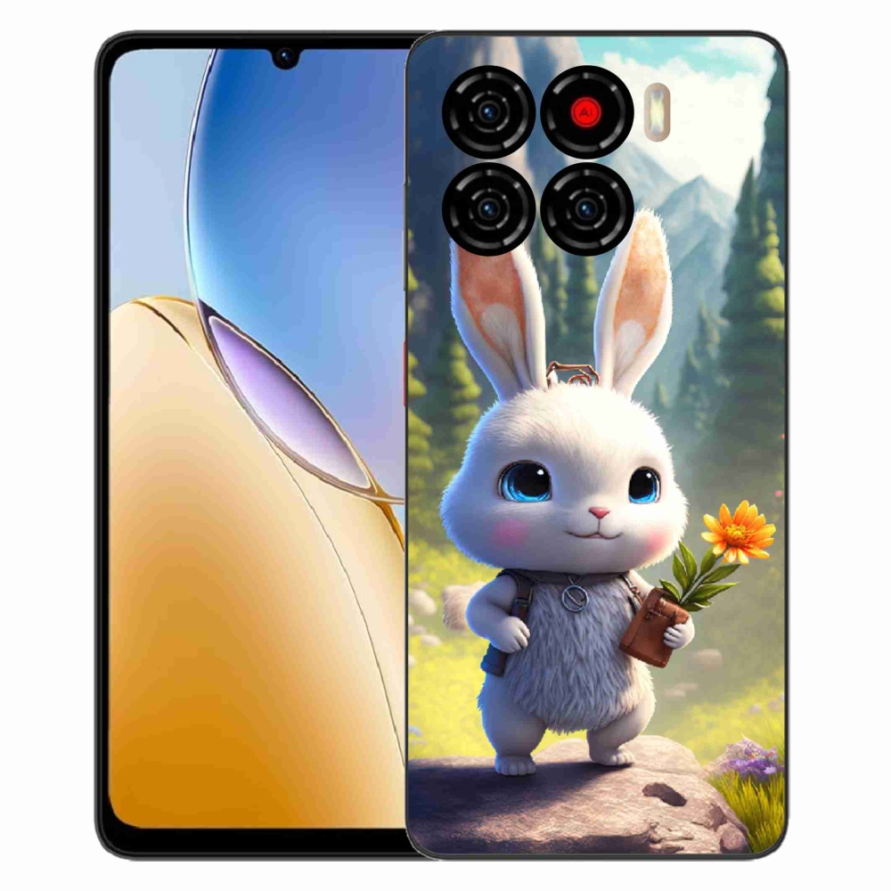 Gélový kryt mmCase na ZTE Blade A56 - roztomilý zajačik