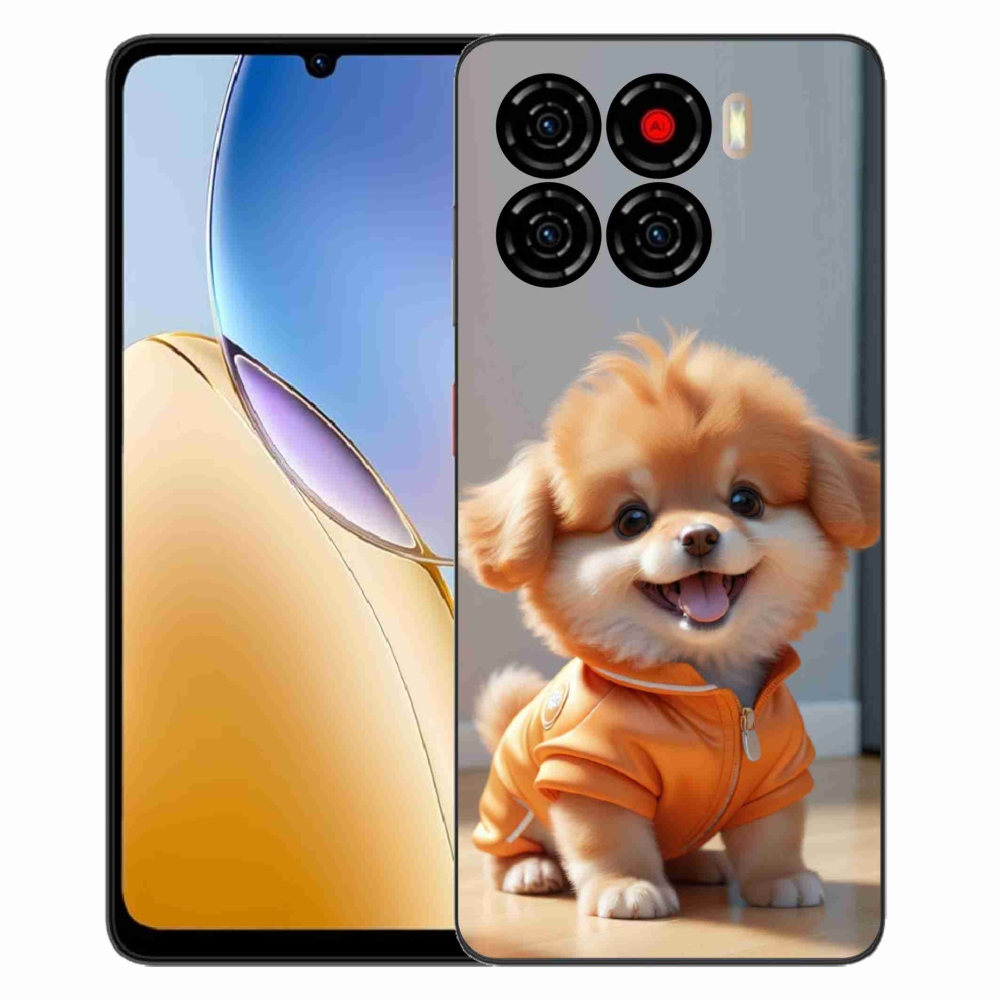 Gélový kryt mmCase na ZTE Blade A56 - roztomilý pomeranian v mikine