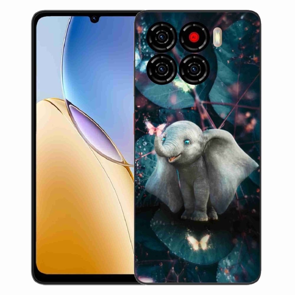 Gélový kryt mmCase na ZTE Blade A56 - roztomilý slon