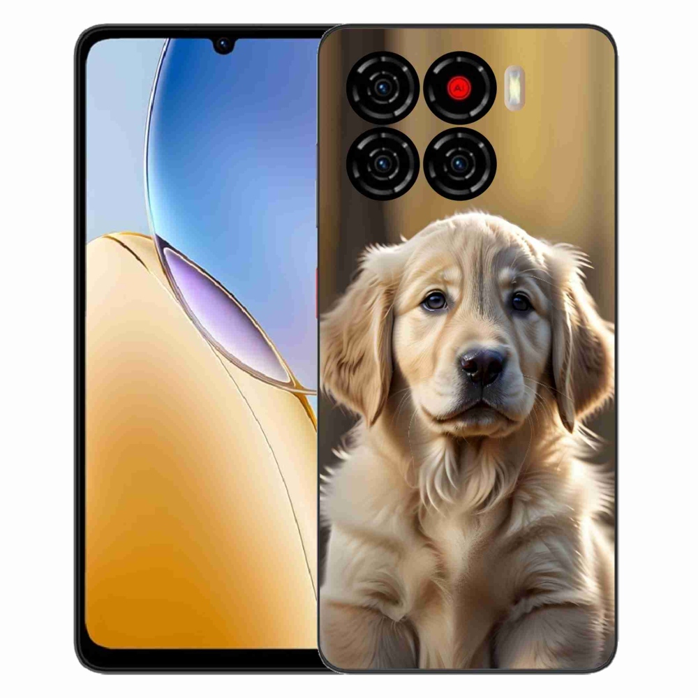 Gélový kryt mmCase na ZTE Blade A56 - roztomilý zlatý retriever