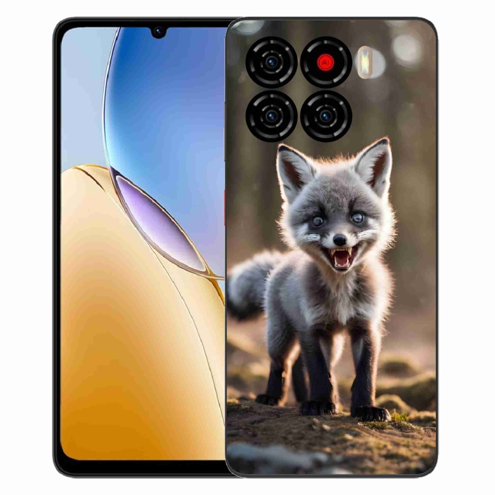 Gélový kryt mmCase na ZTE Blade A56 - rozzúrená líška