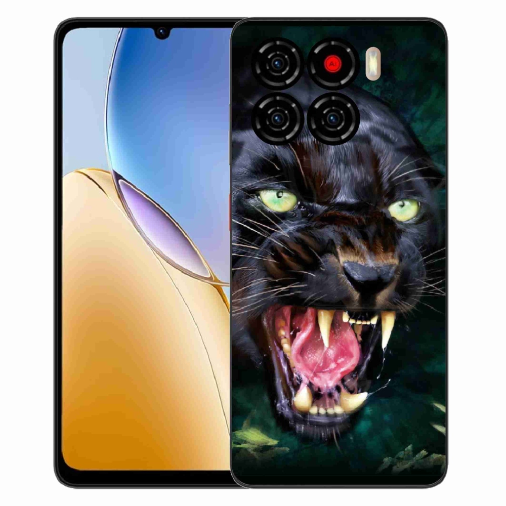 Gélový kryt mmCase na ZTE Blade A56 - rozzúrený čierny panter