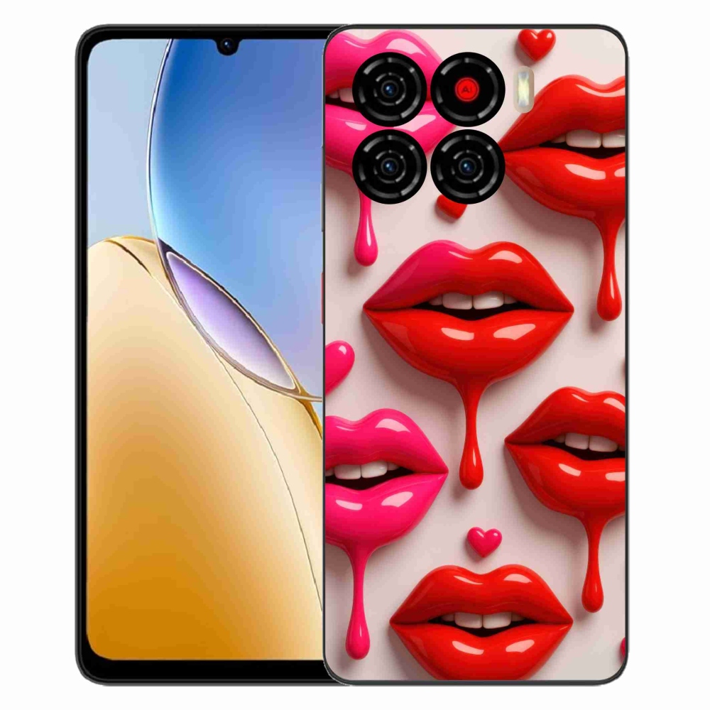 Gélový kryt mmCase na ZTE Blade A56 - pery 2