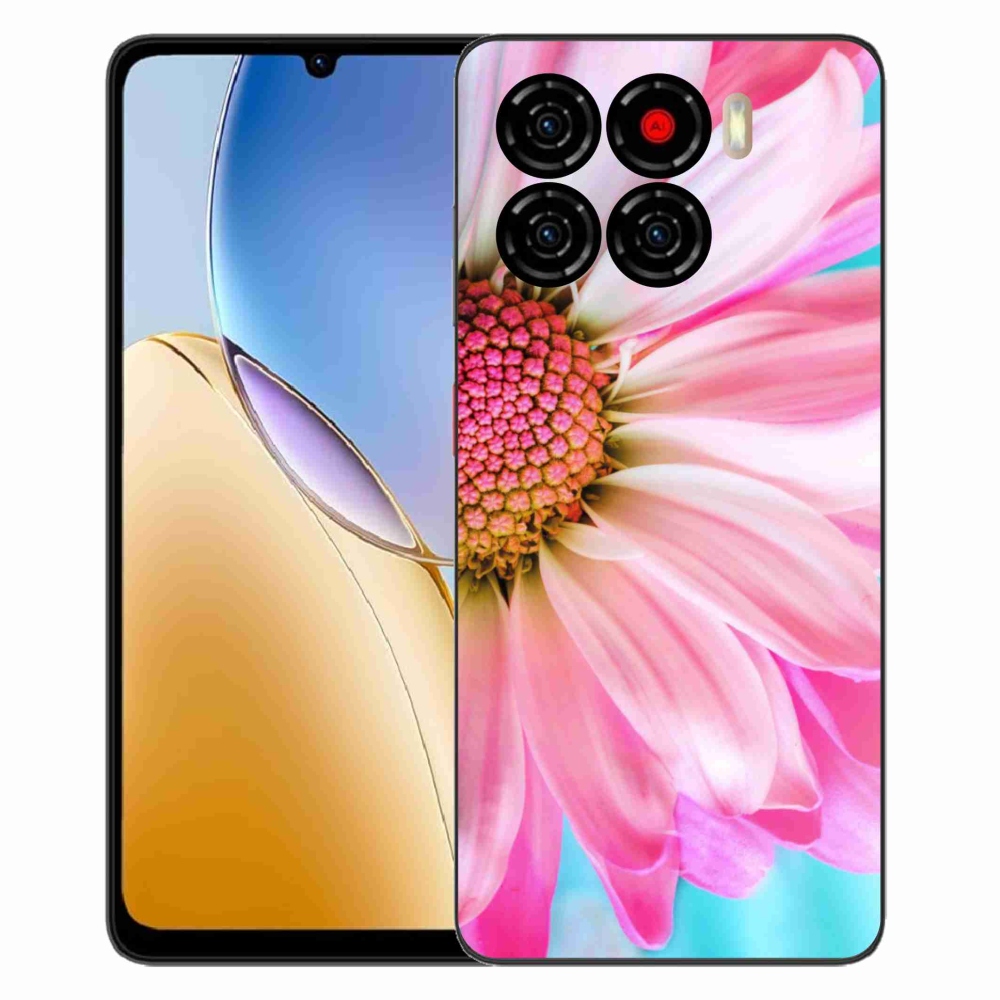 Gélový kryt mmCase na ZTE Blade A56 - ružový kvet