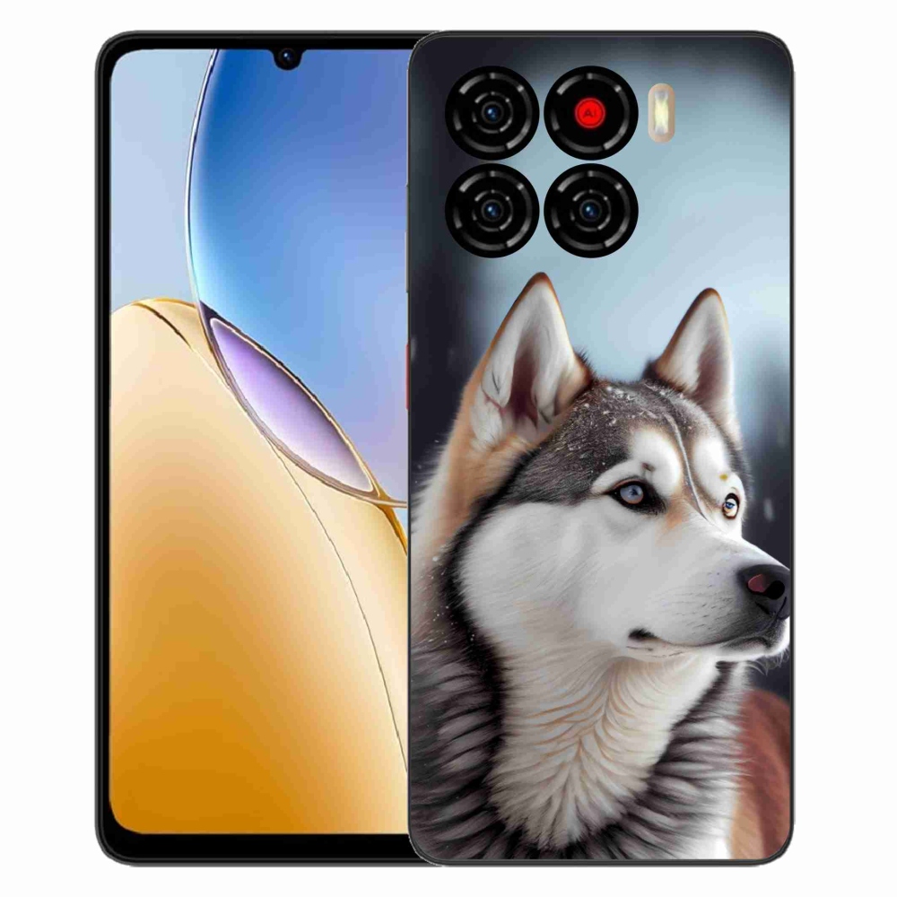Gélový kryt mmCase na ZTE Blade A56 - sibírsky husky
