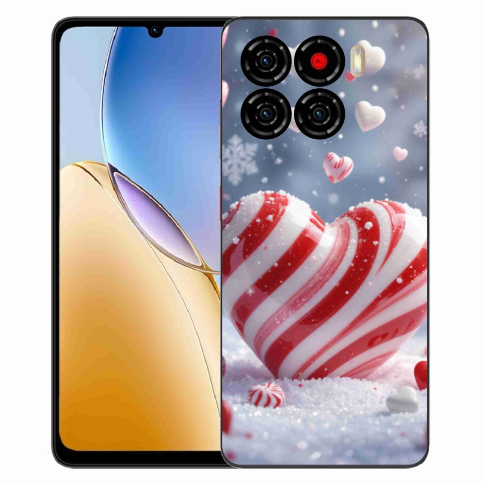 Gélový kryt mmCase na ZTE Blade A56 - sladké srdce