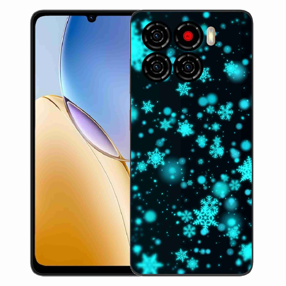 Gélový kryt mmCase na ZTE Blade A56 - snehové vločky 1