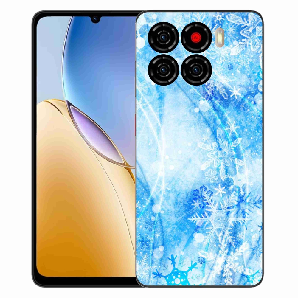 Gélový kryt mmCase na ZTE Blade A56 - snehové vločky