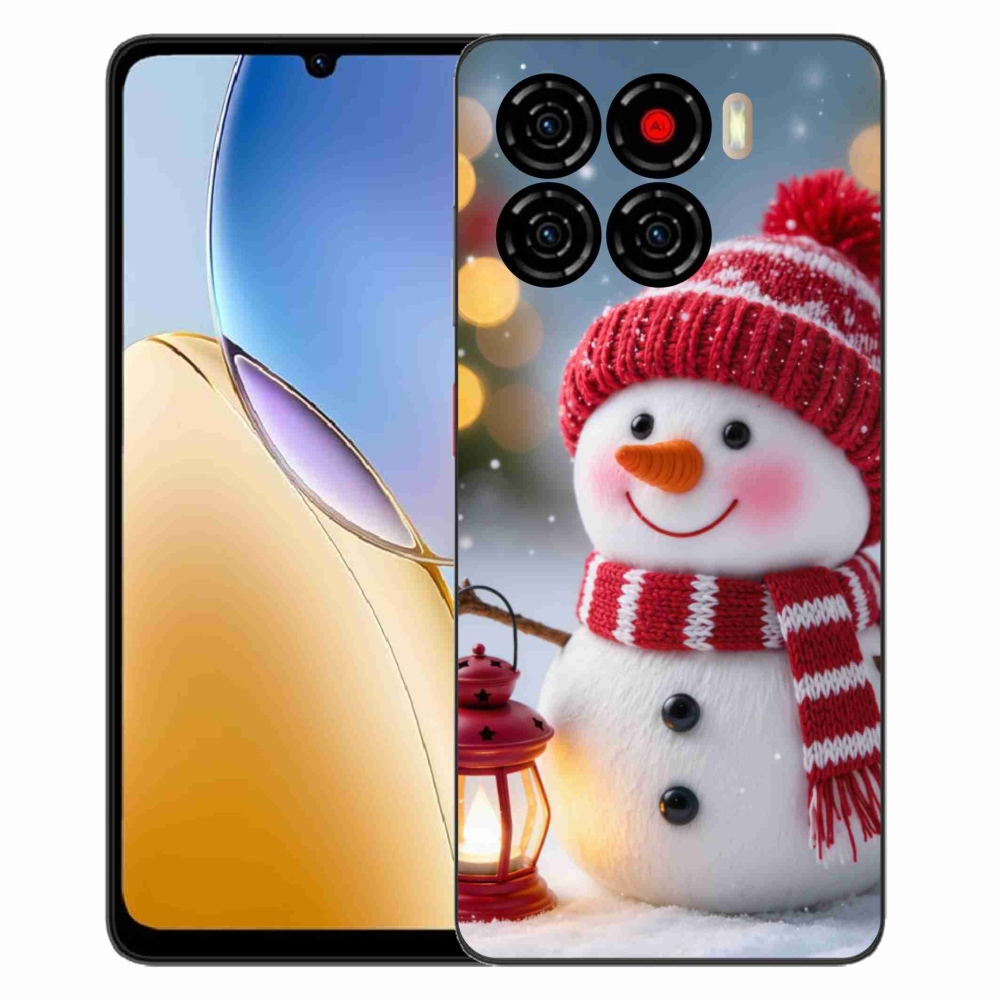 Gélový kryt mmCase na ZTE Blade A56 - snehuliak 2