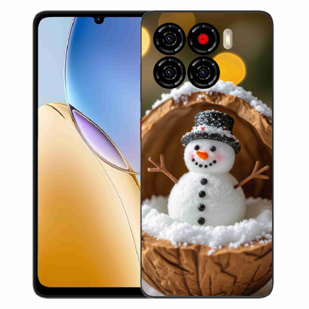 Gélový kryt mmCase na ZTE Blade A56 - snehuliak 4