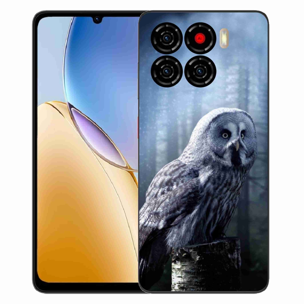 Gélový kryt mmCase na ZTE Blade A56 - sova