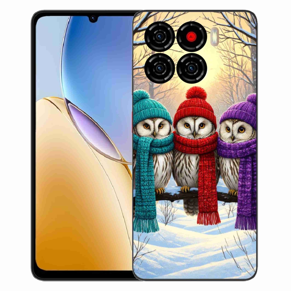 Gélový kryt mmCase na ZTE Blade A56 - soví priatelia