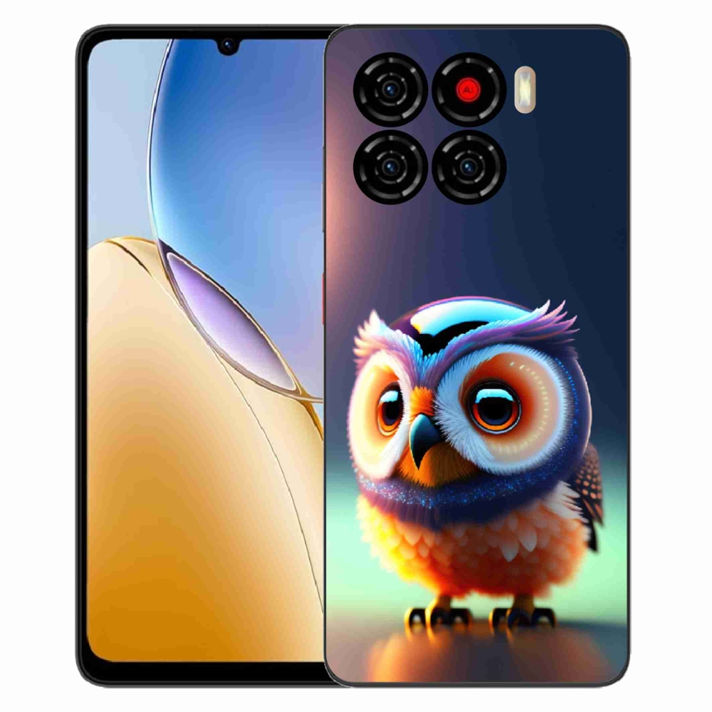 Gélový kryt mmCase na ZTE Blade A56 - sovička