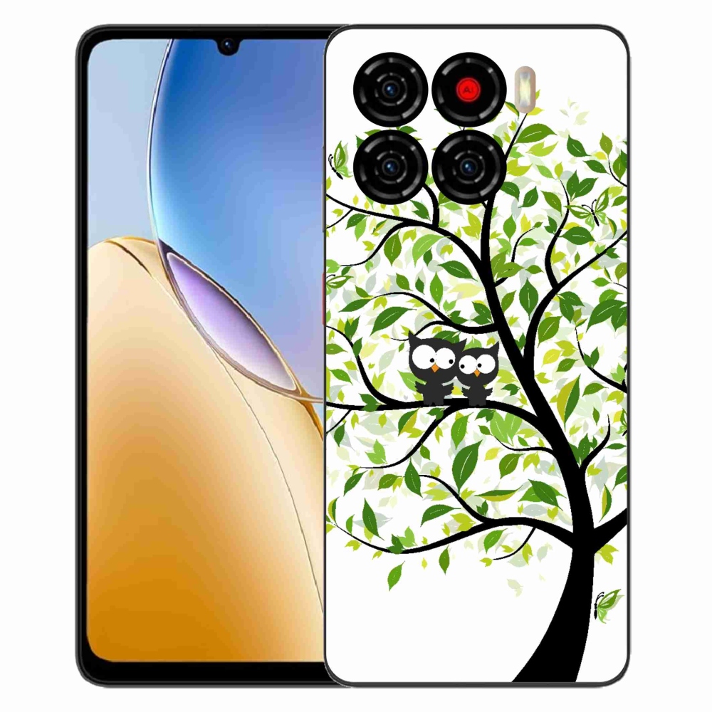 Gélový kryt mmCase na ZTE Blade A56 - malej sovy na strome