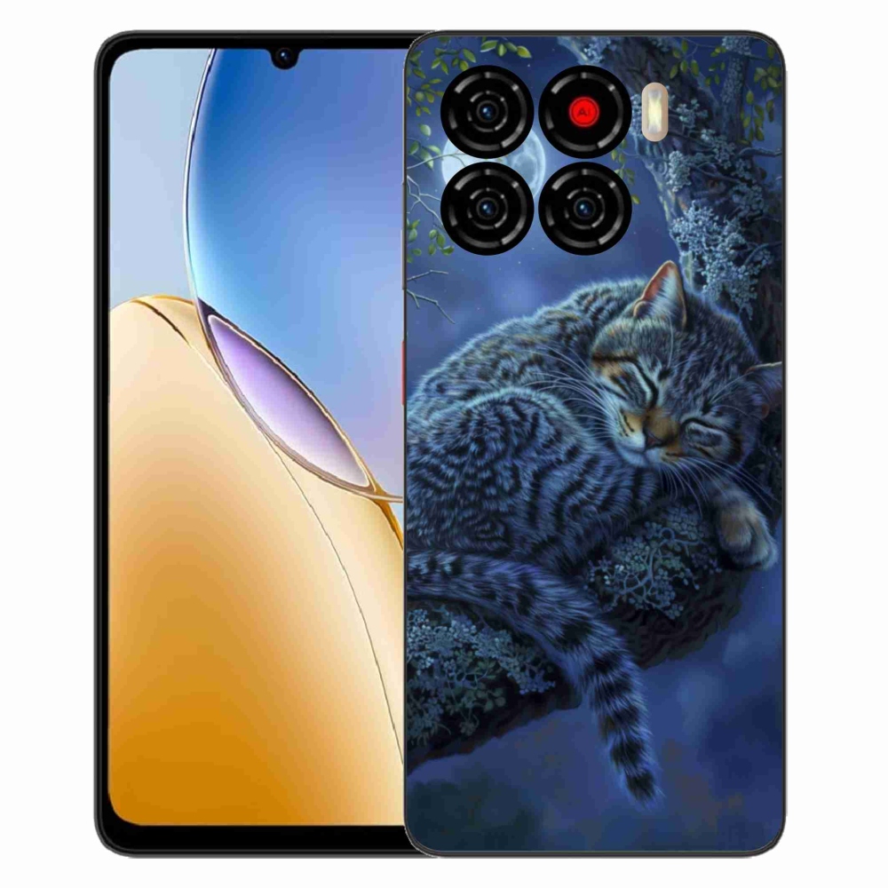 Gélový kryt mmCase na ZTE Blade A56 - spiaca mačka