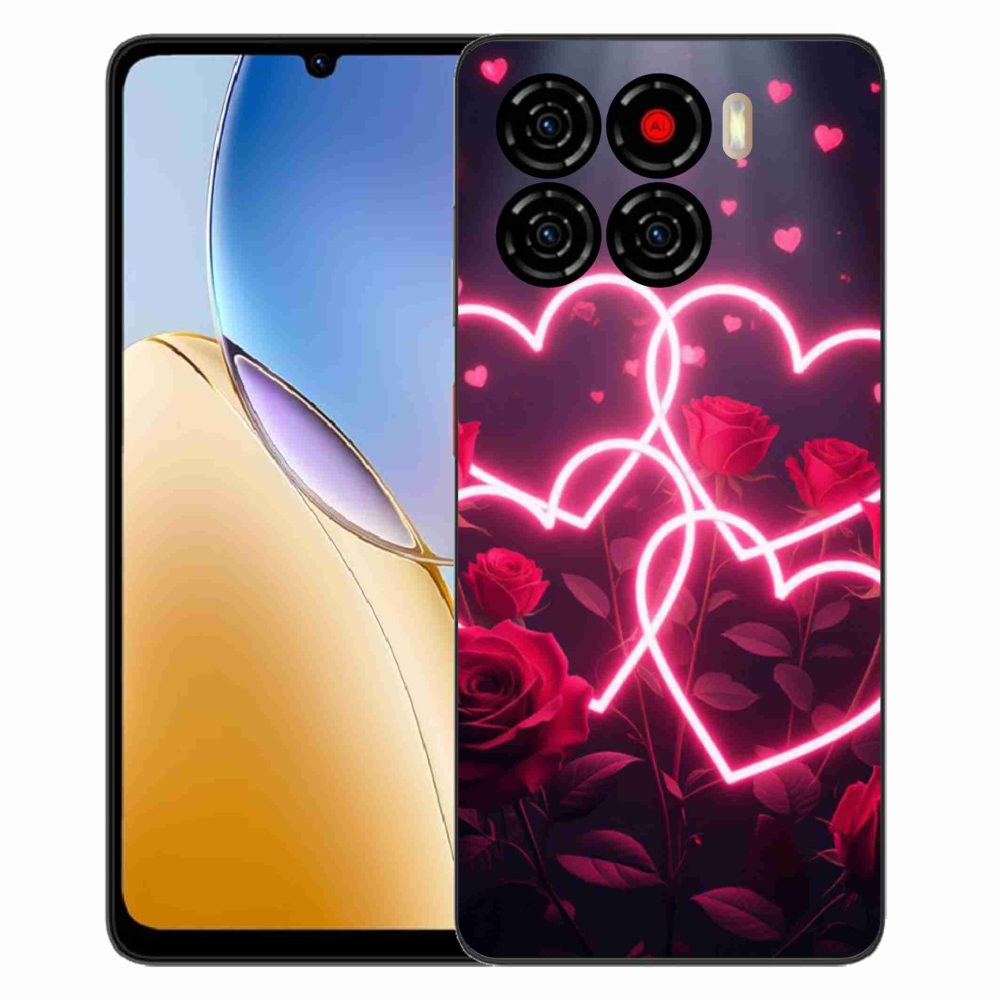 Gélový kryt mmCase na ZTE Blade A56 - srdce lásky