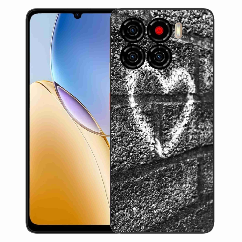 Gélový kryt mmCase na ZTE Blade A56 - srdce na stene