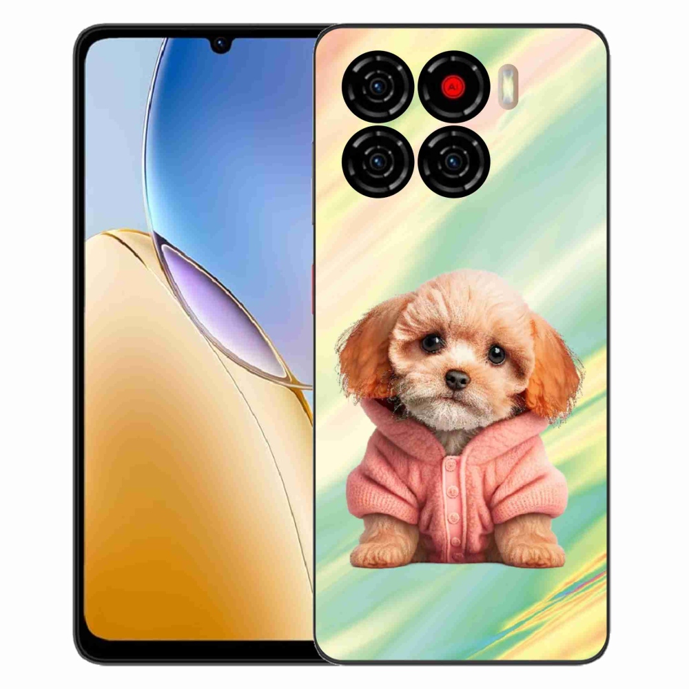 Gélový kryt mmCase na ZTE Blade A56 - šteňa vo svetri
