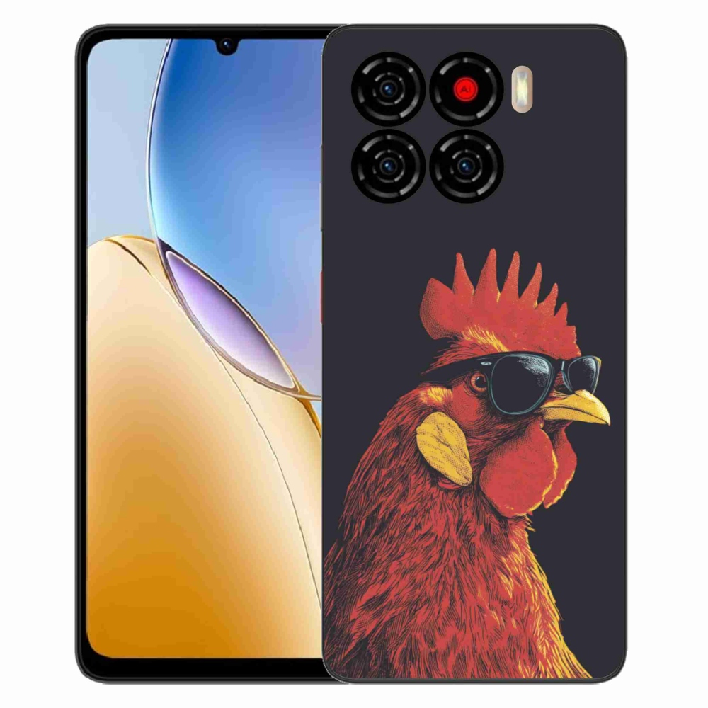 Gélový kryt mmCase na ZTE Blade A56 - štýlový kohút