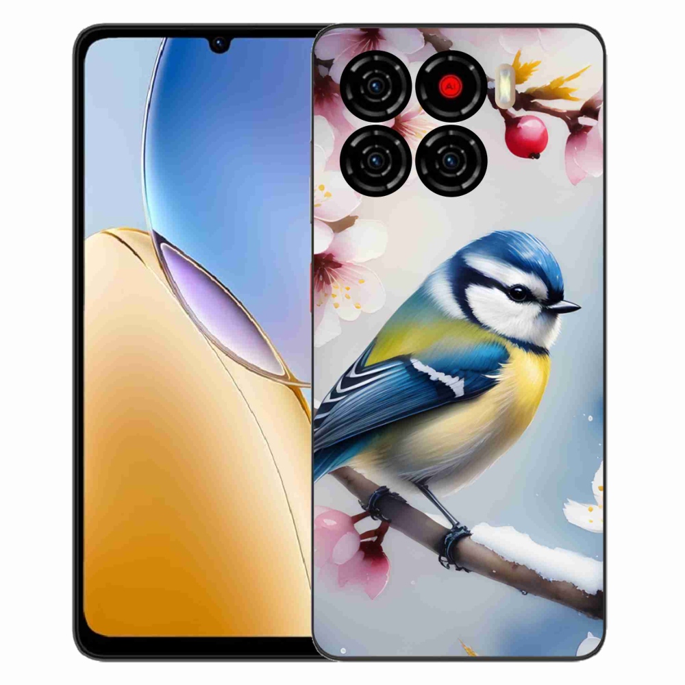Gélový kryt mmCase na ZTE Blade A56 - sýkorka