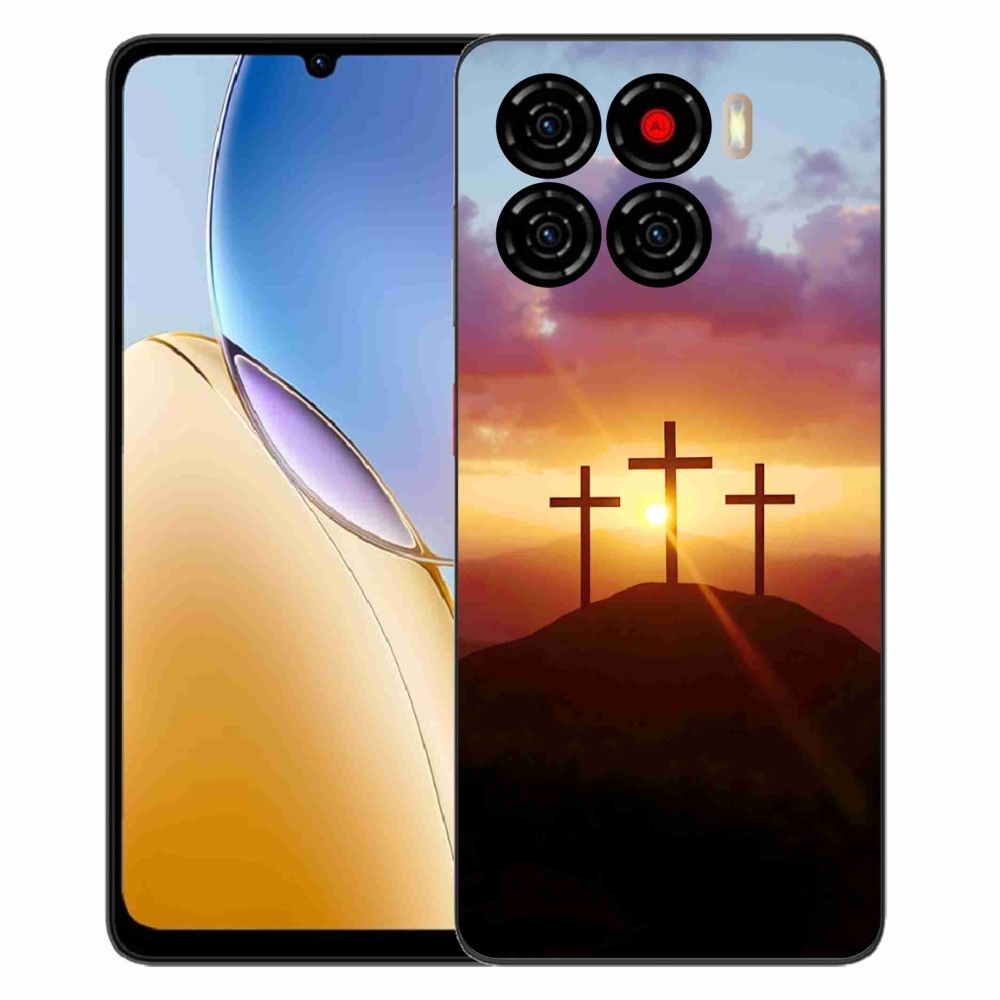 Gélový kryt mmCase na ZTE Blade A56 - tri kríža