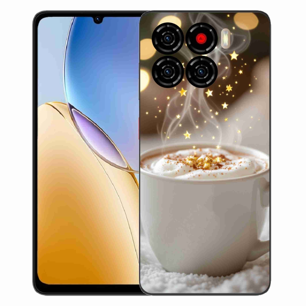 Gélový kryt mmCase na ZTE Blade A56 - vianočný horúci nápoj