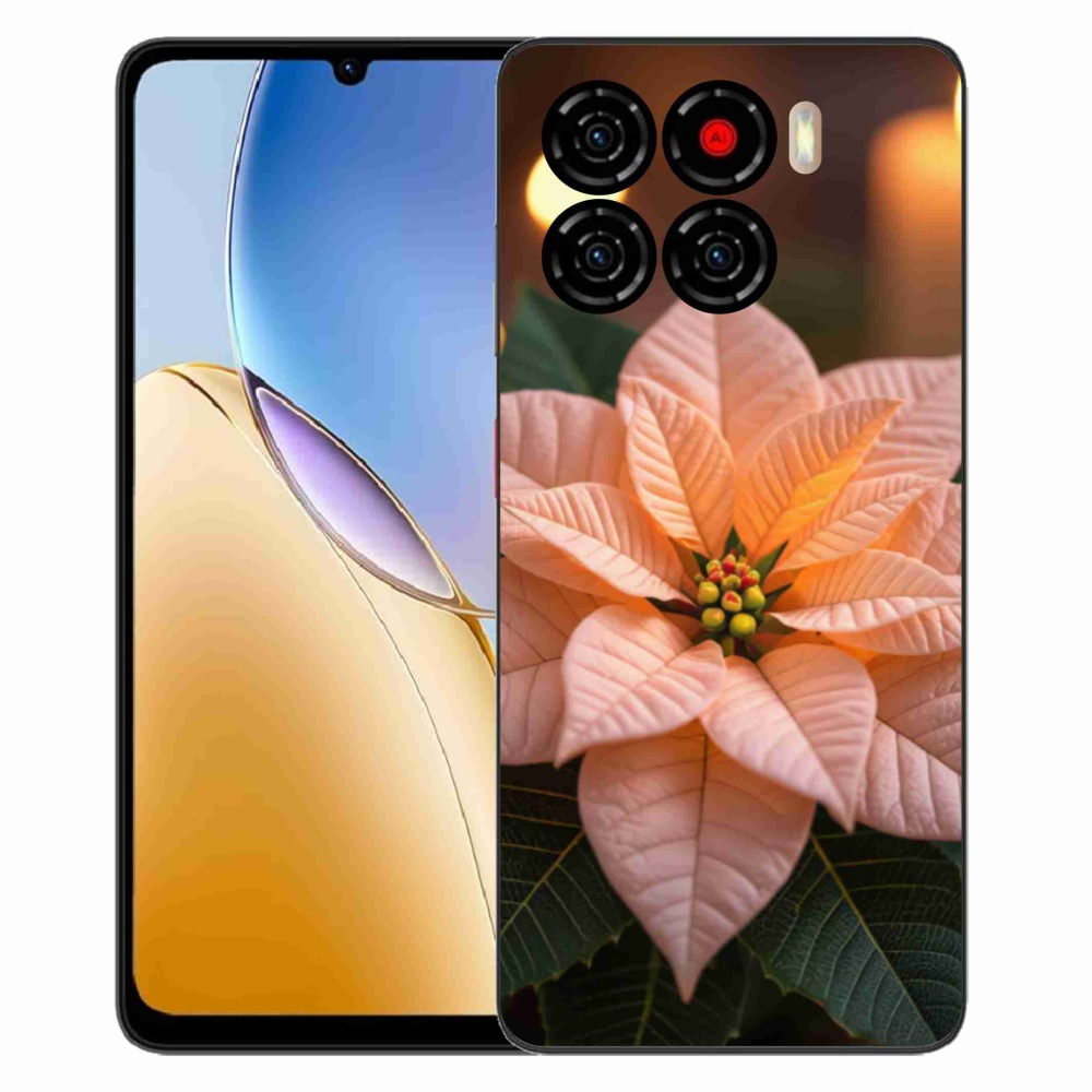 Gélový kryt mmCase na ZTE Blade A56 - vianočná hviezda